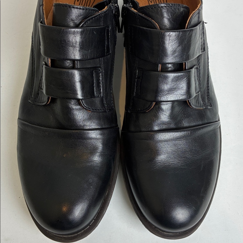 Miz Mooz Black Liam Oxford‎ Leather Loafer 11 Preppy Academia - Picture 7 of 16
